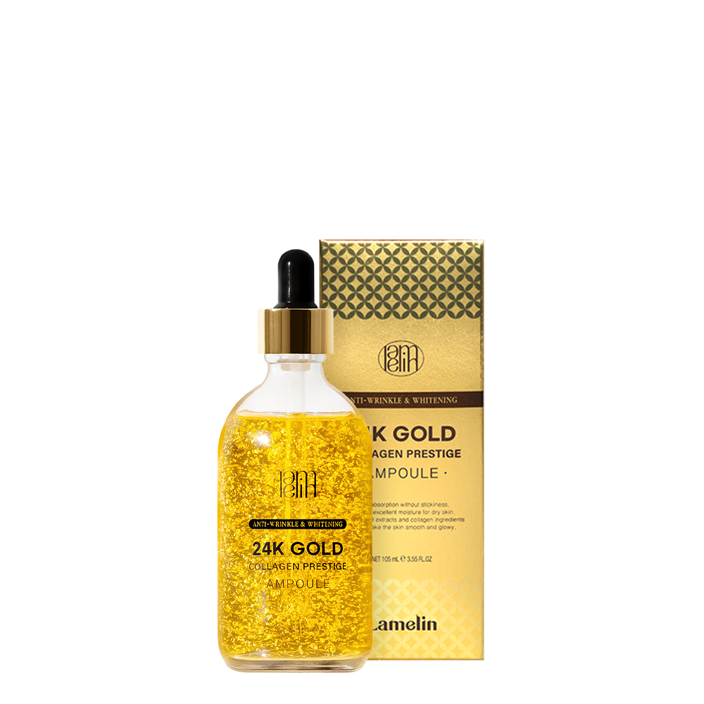 Lamelin 24K Gold Collagen Prestige Ampoule 100 ml- Ampolleta con Oro a –  Kinumi