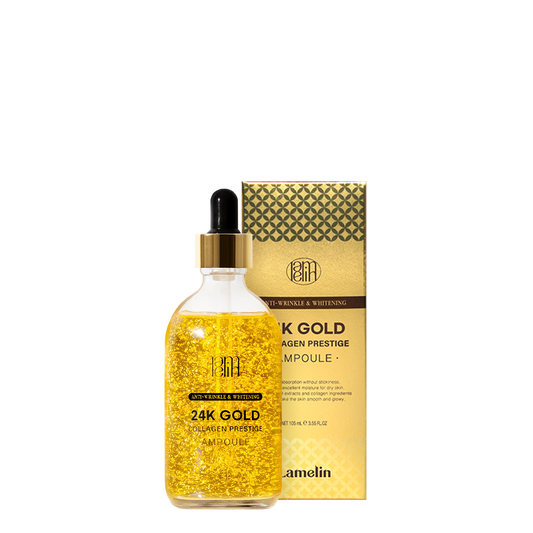 Lamelin 24K Gold Collagen Prestige Ampoule 100 ml- Ampolleta con Oro antiarrugas